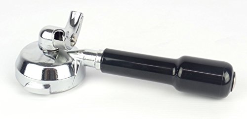 Portafiltros con mango - Para cafeteras exprés FAEMA E61 - Canasta de 14 g con doble salida