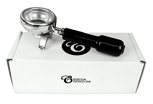 Portafiltros con mango - Para cafeteras exprés FAEMA E61 - Canasta de 14 g con doble salida