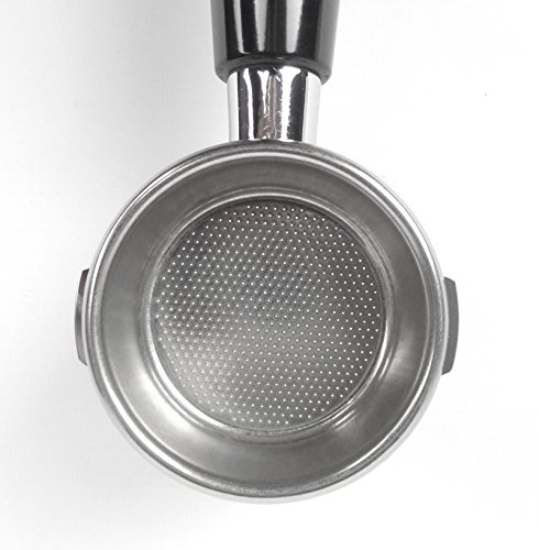 Portafiltros desnudo sin fondo y con mango para cafeteras de espresso de palanca LA PAVONI 49mm – Europiccola Stradivari Professional, etc.- Canasta de 14 g