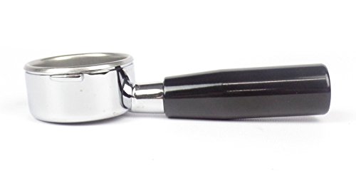 Portafiltros desnudo sin fondo y con mango para cafeteras de espresso de palanca LA PAVONI 49mm – Europiccola Stradivari Professional, etc.- Canasta de 14 g
