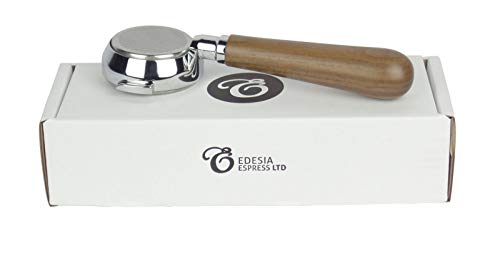 Portafiltros desnudo sin fondo y con mango - Para cafeteras exprés FAEMA - Canasta de 21 g