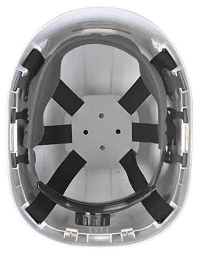 Portwest PS53 - Casco resistente para trabajo en altura, Blanco, 52 - 63 cm
