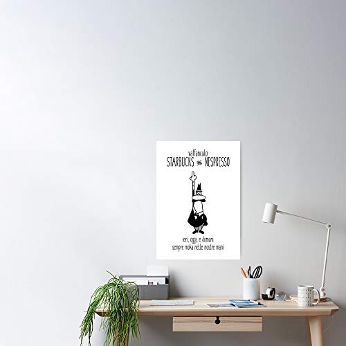 Póster de café Situen Moka para decoración de oficina, dormitorio, aula, gimnasio y besties de Lgbt, vacaciones, gran inspirador arte de pared