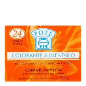 POTE- Colorante alimentario - El color tradicional para tu cocina- caja 24 sobres