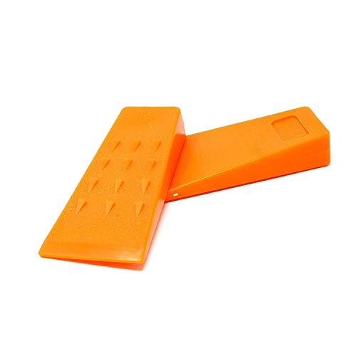 Poweka Afilador de Cadena Kit de Afilado de Motosierra Profesional con Limas de 5/32 3/16 7/32, Mango, Calibrador, Guía, Bolsa de Herramientas, 5.5 Pulgadas Cuña de Corte