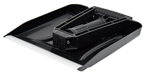 Power Pala Plegable per Nieve - Forma Completamente Plegable 65 cm Longitud Total 32 cm Longitud Compacta Coches, Camiones y Remolques, Estuche Incluido (Color Negro)