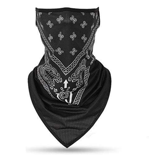 PPangUDing - Pañuelo multifunción para hombre y mujer, elástico, secado rápido, transpirable, suave, resistente al viento, bandana para la cabeza, para moto, correr, senderismo a