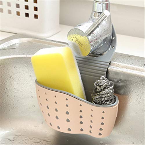 PPTS Creative - Perchero de pared para fregadero de doble capa, Verde, 37 * 7cm