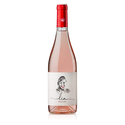 PRADOREY Lia - Vino rosado - 100% Tempranillo - Ribera del Duero - Vino natural de corta maceración con un punto de dulzor - 1 Botella - 0,75 L