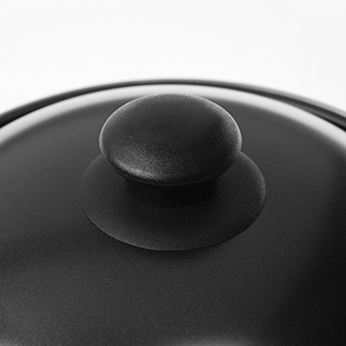Premier Housewares Batería de Cocina, Acero de Carbono, Negro, Centimeters