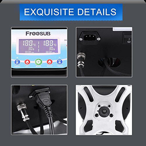 Prensa Termica Tazas, Máquina de Taza Hornada Automático Estaciones Dobles CNC Independiente para Sublimación Sublimar Transferir Prensas de Impresión Prensado en Caliente DIY Bricolaje 220-240V