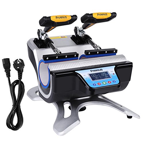 Prensa Termica Tazas, Máquina de Taza Hornada Automático Estaciones Dobles CNC Independiente para Sublimación Sublimar Transferir Prensas de Impresión Prensado en Caliente DIY Bricolaje 220-240V