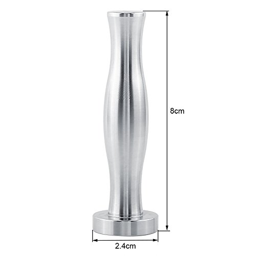 Prensador Tamper de Café Accesorios para Nespresso Máquina Acero Inoxidable Café Base Plana Reutilizable Fondo Plano