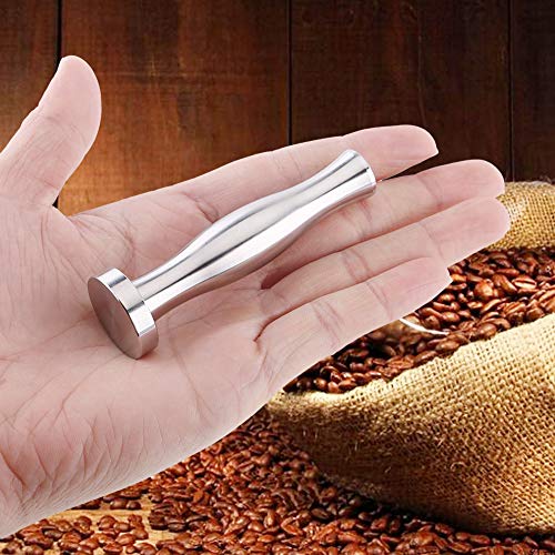 Prensador Tamper de Café Accesorios para Nespresso Máquina Acero Inoxidable Café Base Plana Reutilizable Fondo Plano