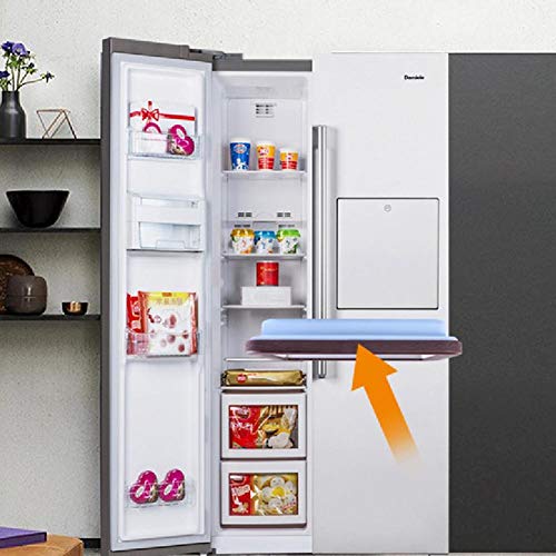 presentimer Máquina para Hacer Helados enrollados, sartén Anti-Plancha Rectangular con 2 espátulas para un Helado Enrollado casero Saludable, Sorbete, Helado, Yogurt Helado.