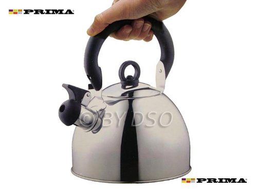 Prima - Tetera Silbante de 2.5L en Color Plateado - 11126C