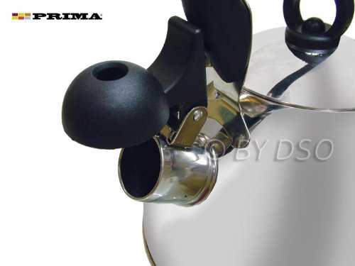 Prima - Tetera Silbante de 2.5L en Color Plateado - 11126C