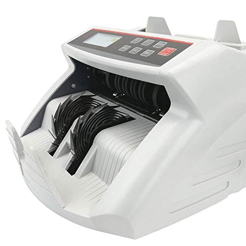 PrimeMatik - Contador de Billetes con Detector de Billetes Falsos UV MG1 MG2