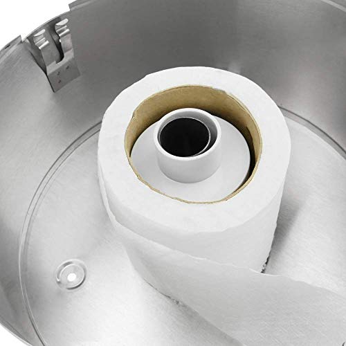 PrimeMatik - Dispensador de Papel higiénico de Acero Inoxidable. Portarrollos Industrial para baño
