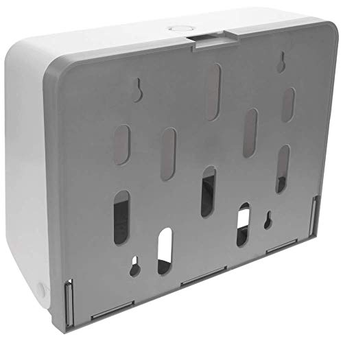 PrimeMatik - Dispensador de Toallas de Papel para baño en Blanco