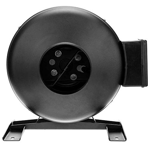 PrimeMatik - Ventilador de Tubo de 125 mm. Extractor de conducto en línea para la ventilación Industrial