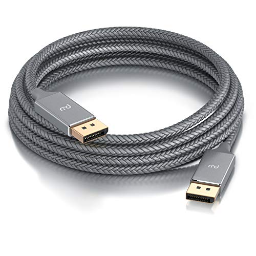 Primewire - Cable Premium 8K DisplayPort a DisplayPort– 3m - DP1.4 – UHD II – 8K –7680 x 4320 @ 60 Hz (con DSC) – HBR3 – Contactos Dorados – para Ordenadores de sobremesa y portátiles con DP