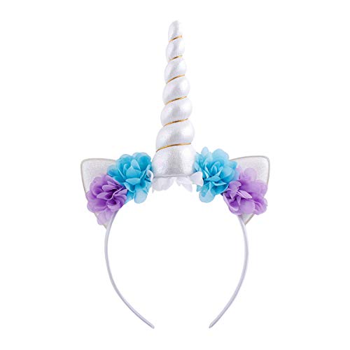 Princesa Bebé Niña Vestido Unicornio Cumpleaños Disfraz deCosplay para Fiesta Carnaval Navidad Bautizo Comunión Boda Manga Larga 002 Morado(2PCS) 4-5 años