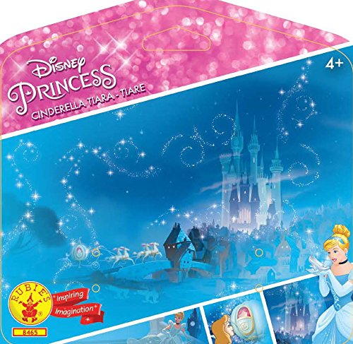 Princesas Disney - Tiara de Cenicienta, color azul, Talla única (Rubie's 8465)