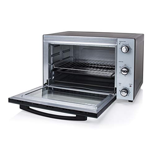 Princess 01.112754.01.001 - Horno de Convección, 1800 W, 45 litros, Color Plateado