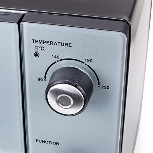 Princess 01.112754.01.001 - Horno de Convección, 1800 W, 45 litros, Color Plateado