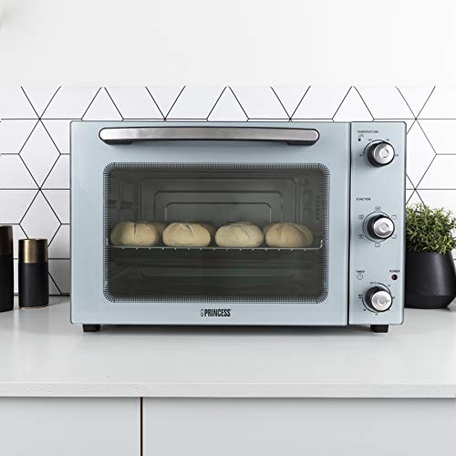 Princess 01.112754.01.001 - Horno de Convección, 1800 W, 45 litros, Color Plateado
