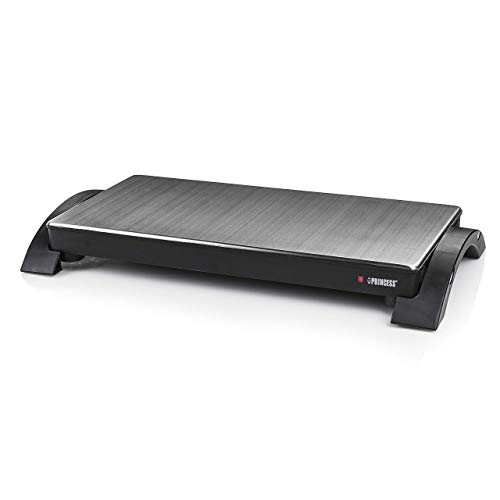Princess 312295 Warming Tray – Bandeja Caliente, se Puede Utilizar sin Cables, se Calienta Rápido
