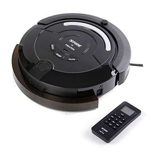 PRIXTON Spire 914 - Robot Aspirador/Robots Aspiradores Fregasuelos, Programable, para Suelo Seco y Húmedo con 3 Modos de Limpieza: Automática, Esquinas, Profunda