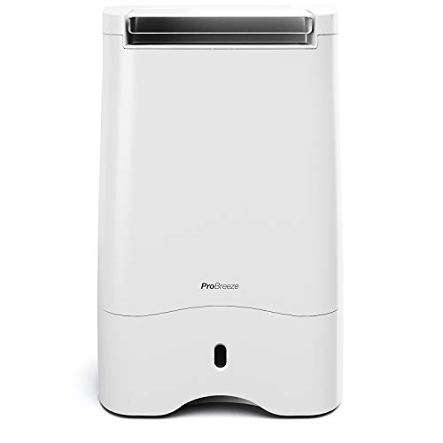 Pro Breeze Desecante Deshumidificador 10L con 4 Modos, Pantalla Digital, Drenaje Continuo y Filtro Silver Nano