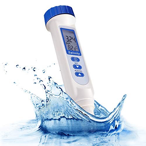 Probador Digital De Calidad Del Agua Salada De Salinidad Pez Koi 70ppt IP65 Probador De Calidad Del Agua Y Agua