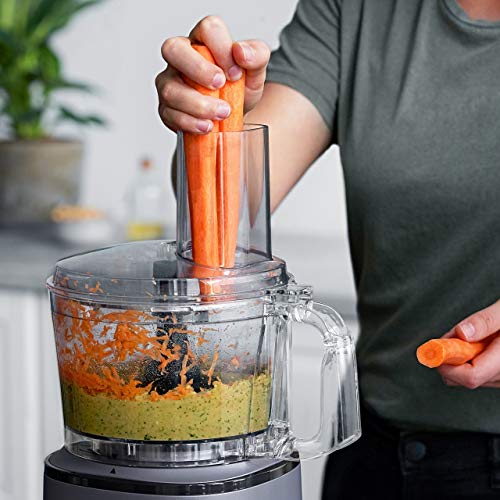 Procesador de Alimentos Kaia 1000W, 1.5L, 18.000 rpm Robot de Cocina Multifunción - Antracita
