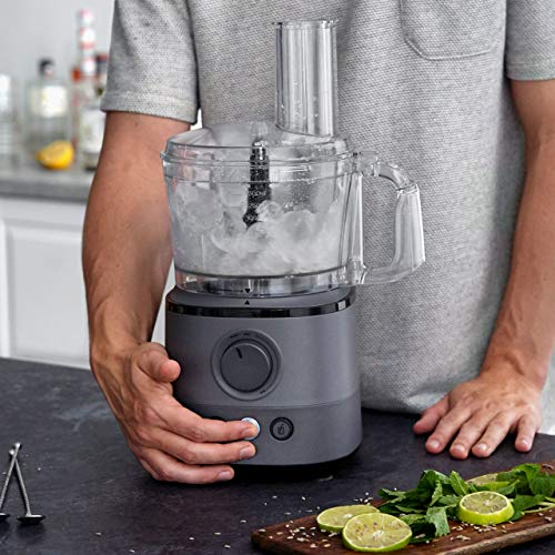 Procesador de Alimentos Kaia 1000W, 1.5L, 18.000 rpm Robot de Cocina Multifunción - Antracita