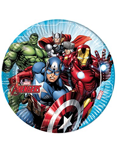 Procos- Plato 23 cm Avengers Mighty, multicolor, 5PR87962