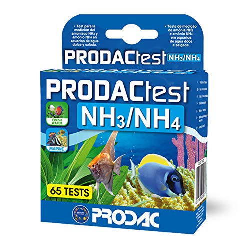 prodac Test nh3-nh4 65 Test para la medición de amoniaco y Amoníaco de acuario dulce y Marino