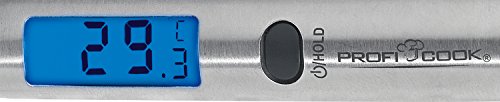 Proficook DHT 1039 Termómetro de Cocina, Acero Inoxidable, Gris, 1.6 cm