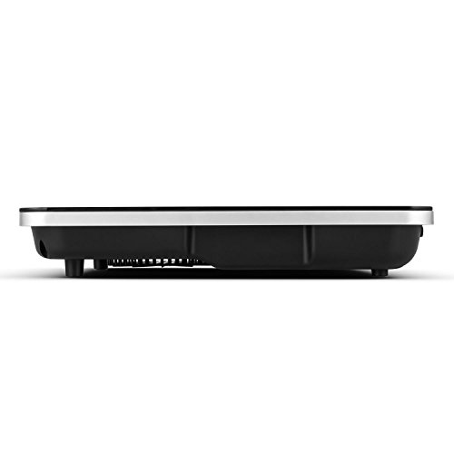 ProfiCook EKI 1062 Placa vitrocerámica por inducción portátil, 10 niveles de temperatura, 2000 W, Vidrio y cerámica, Negro