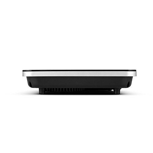 ProfiCook EKI 1062 Placa vitrocerámica por inducción portátil, 10 niveles de temperatura, 2000 W, Vidrio y cerámica, Negro