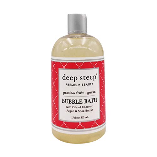 Profundo Steep Bubble Bath, fruta de la pasión Guayaba 517 ml