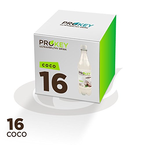 Prokey Kéfir De Agua Probiótico Bio, Coco, 500 ml - Caja de 16 Botellas (Total: 8 l)