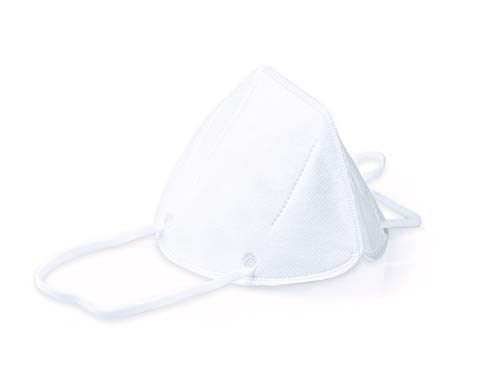 Promed Mascarilla Facial Antipolvo FFP2/KN 95, Mascarilla de protección respiratoria, Certificado CE EN149:2001 para Mascarillas Higiénicas - 10 Unidades, empaquetadas individualmen