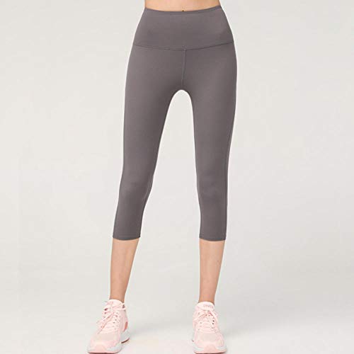 Promworld Leggins Largos Mallas Deportivas Mujer,Pantalones Cortos de Yoga Desnudos, glúteos y Pantalones Deportivos de Secado rápido-Red Bean Paste_L,Mujer Compression Leggings