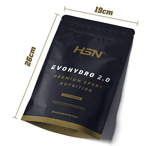 Proteína Hidrolizada de Suero de HSN Sports | Evohydro 2.0 (Hydro Whey) | A partir de Whey Protein Isolate, Proteína Vegetariana, Sin Gluten, Sin Lactosa, Sabor Chocolate, 500 g