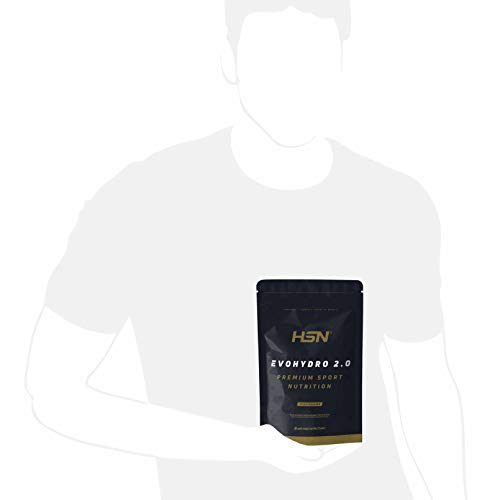 Proteína Hidrolizada de Suero de HSN Sports | Evohydro 2.0 (Hydro Whey) | A partir de Whey Protein Isolate, Proteína Vegetariana, Sin Gluten, Sin Lactosa, Sabor Chocolate, 500 g