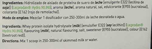 Proteína Hidrolizada de Suero de HSN Sports | Evohydro 2.0 (Hydro Whey) | A partir de Whey Protein Isolate, Proteína Vegetariana, Sin Gluten, Sin Lactosa, Sabor Fresa y Chocolate Blanco, 500g