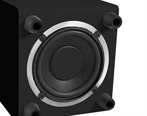 Psyc Sumvision - Altavoz inalámbrico Bluetooth portátil, cuerpo estilo torre, para iPhone, iPad y Smartphone con USB